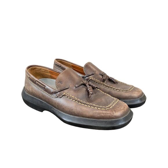 Tod's Leather Tassel Driver Loafers Women's 35.5 US 5 - Picture 1 of 10